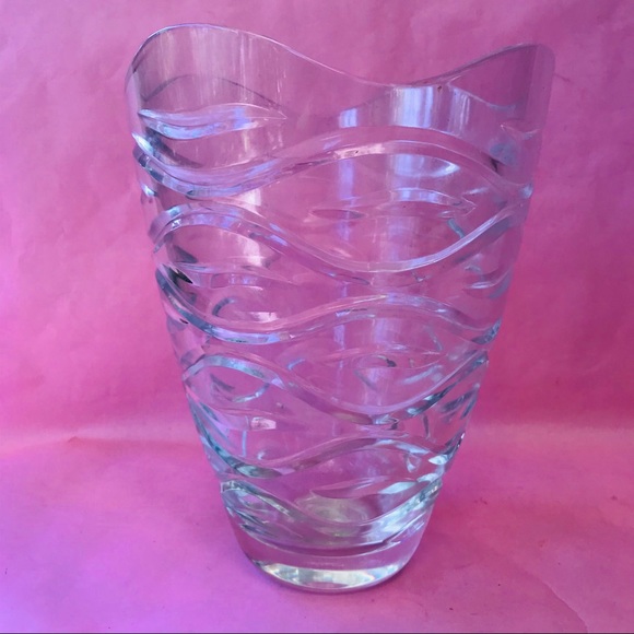 Vintage Accents Vintage Large Crystal Vase Poshmark